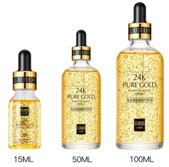 SÉRUM GOLD 24K - com Ácido Hialurônico